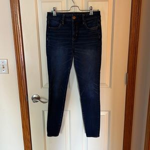 American Eagle Dream Jean Jegging Dark Wash Hi-Rise Size 6
